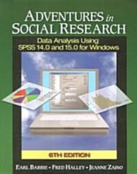 [중고] Adventures in Social Research (Paperback, CD-ROM, 6th)