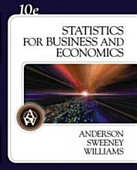 [중고] Statistics for Business And Economics (Hardcover, CD-ROM, 10th)