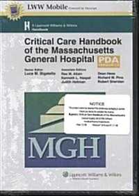 Critical Care Handbook of the Massachusetts General Hospital for Pda (CD-ROM, 4th)