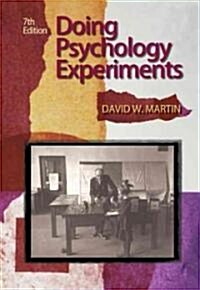 Doing Psychology Experiments (Paperback, 7th)