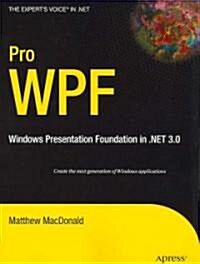 Pro WPF (Paperback)