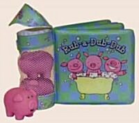 Rub-A-Dub-Dub Bath Book [With 3 Pink Pigs] (Vinyl-bound)