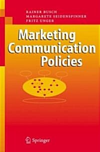 Marketing Communication Policies (Hardcover)