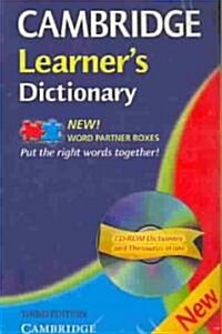 Cambridge Learners Dictionary with CD-ROM (Package, 3 Rev ed)