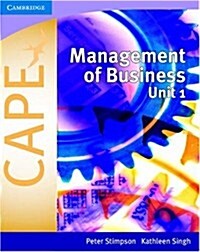 Management of Business for CAPE® Unit 1 (Paperback)