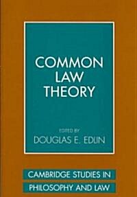 Common Law Theory (Hardcover)