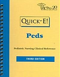 Quick-E! Peds (Paperback, 3rd, Spiral)
