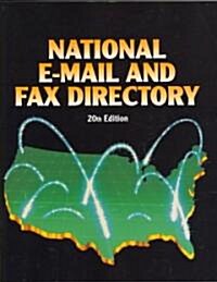 National E-Mail and Fax Directory (Paperback, 20th)