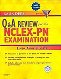 Saunders Q & A Review for the Nclex-PN Examination (Paperback, CD-ROM, 3rd)