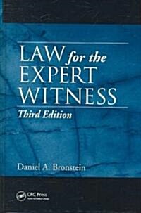 Law for the Expert Witness (Hardcover, 3rd)