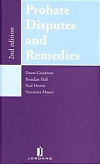 Probate Disputes and Remedies (Hardcover)