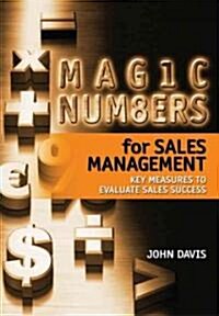 Magic Numbers for Sales Management (Paperback)