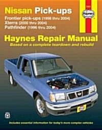 Nissan Frontier, Xterra & Pathfinder (9604) covering Frontier Pick-up (98-04), Xterra (00-04) & Pathfinder (96-04) Haynes Repair Manual (USA) (Hardcover)