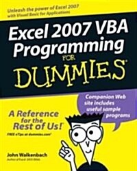 Excel 2007 VBA Programming for Dummies (Paperback)
