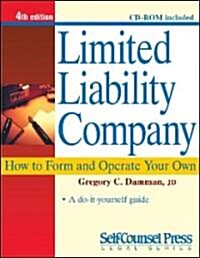 Limited Liability Company: How to Form and Operate Your Own [With CDROM] (Paperback, 4)