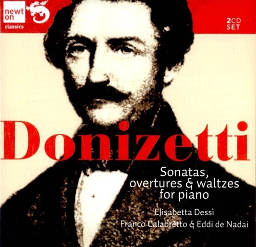 [수입] 도니체티 : 피아노 소나타, 서곡, 왈츠 모음