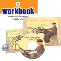 Senior A-08: Sophie's Masterpiece - A Spider's tale (Book + CD) - Learning Castle