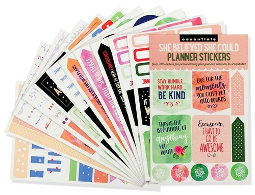 Planner Stickers She Believed (Other)