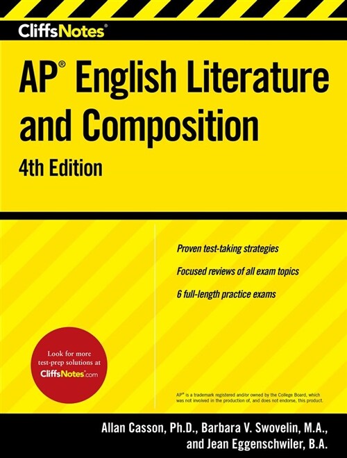 Cliffsnotes AP English Literature and Composition 2021 Exam (Paperback)