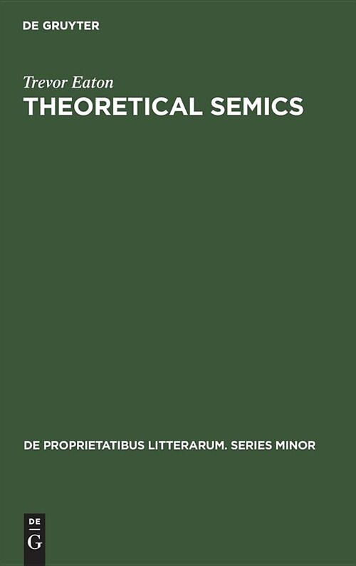 Theoretical Semics (Hardcover)