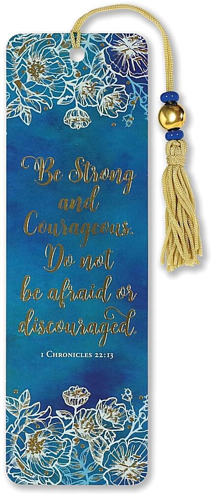 Beaded Bkmk Be Strong & Courageous (Other)