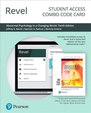 Revel for Abnormal Psychology in a Changing World -- Combo Access Card (Hardcover, 10)