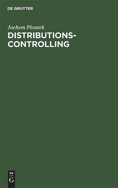 Distributionscontrolling (Hardcover)