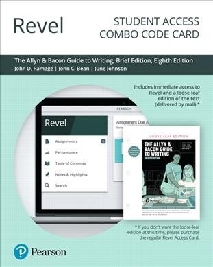 Revel for the Allyn & Bacon Guide to Writing -- Combo Access Card (Hardcover, 8)