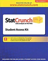 Statcrunch -- Valuepack Access Card 12-month Access (Pass Code)