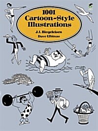 1001 Cartoon-Style Illustrations (Paperback)