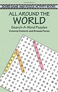 All Around the World Search-A-Word Puzzles (Paperback)