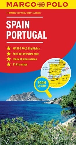 Spain/Portugal Marco Polo Map (Folded)