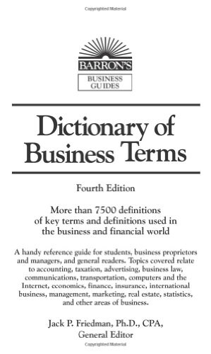 Dictionary of Business Terms (Paperback, 4th)