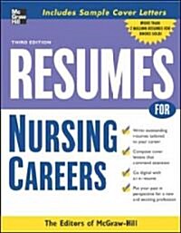 Resumes for Nursing Careers (Paperback, 3)