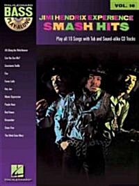 Jimi Hendrix - Smash Hits: Bass Play-Along Volume 10 (Hardcover)