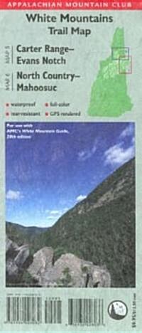Appalachian Mountain Club White Mountains Trail Map (Map, FOL)