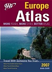 AAA Europe Road Atlas 2007 (Paperback)