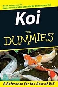 Koi for Dummies (Paperback)
