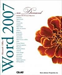 Microsoft Office Word 2007 on Demand (Paperback)