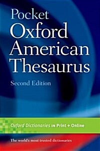 [중고] Pocket Oxford American Thesaurus, 2e (Paperback, 2)