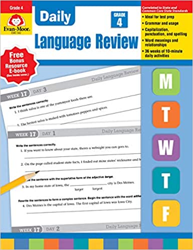 [중고] Daily Language Review, Grade 4 Teacher Edition (Paperback, Teacher)