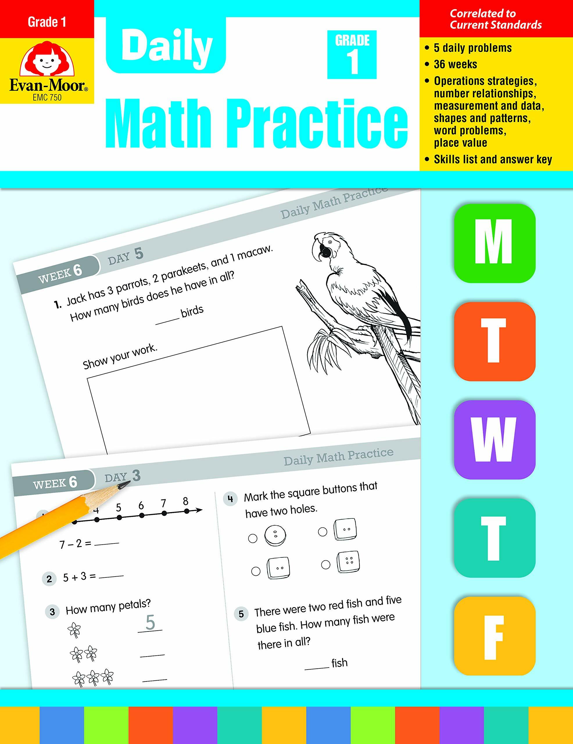 Daily Math Practice, Grade 1 Teacher Edition (Paperback, Teacher)