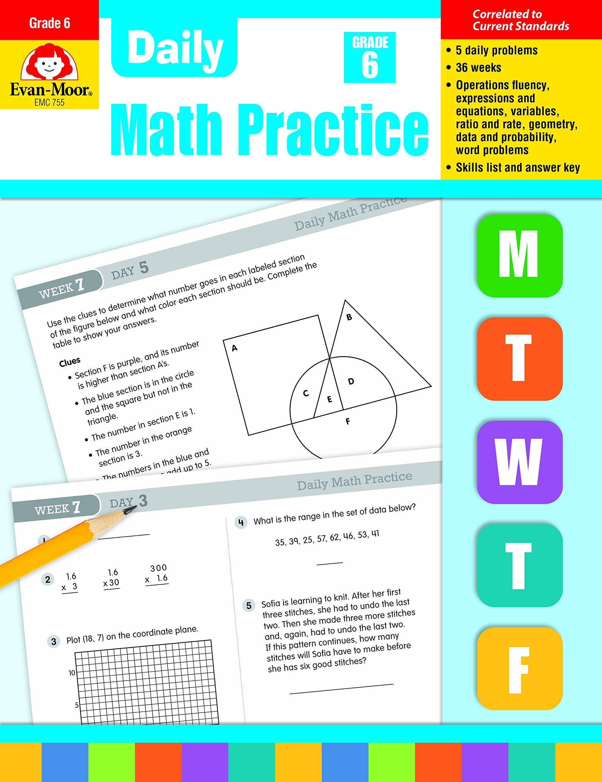 Daily Math Practice, Grade 6 Teacher Edition (Paperback, Teacher)