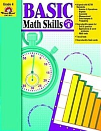 Basic Math Skills Grade 4 (Paperback)