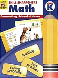 Skill Sharpeners Math Grade Pre-K (Paperback, Teacher)