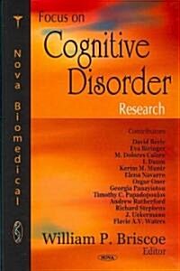 Focus on Cognitive Disorder Research (Hardcover)