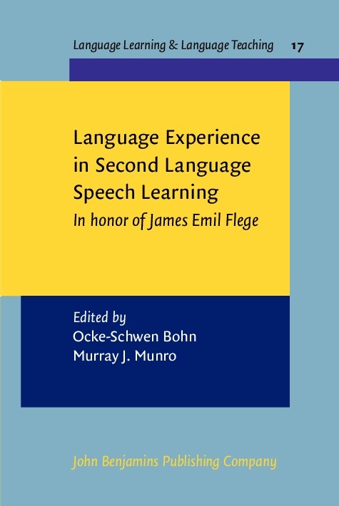 Language Experience in Second Language Speech Learning (Hardcover)