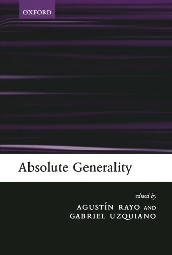 Absolute Generality (Paperback)