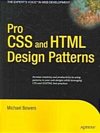 Pro CSS and HTML Design Patterns (Paperback)