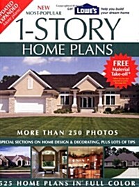 New Most Popular 1-Story Home Plans (Paperback)